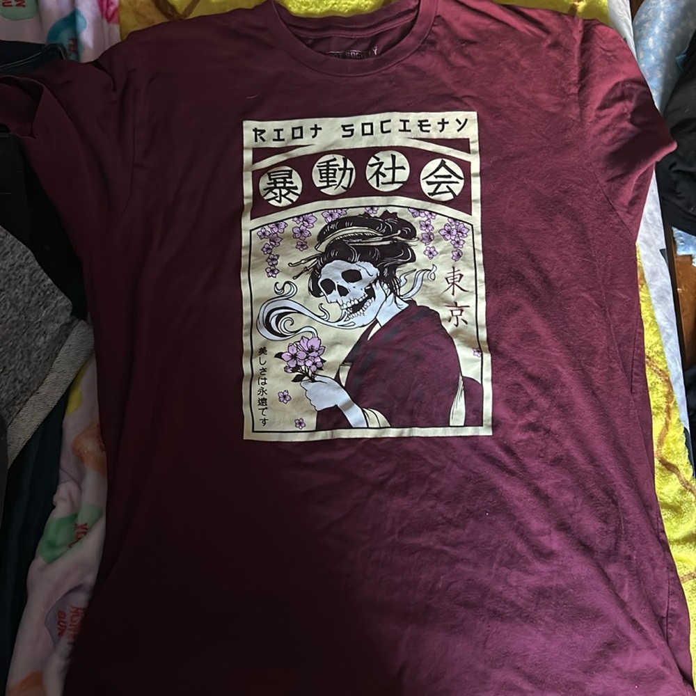 Riot Society Japanese woman w/ cherry blossom